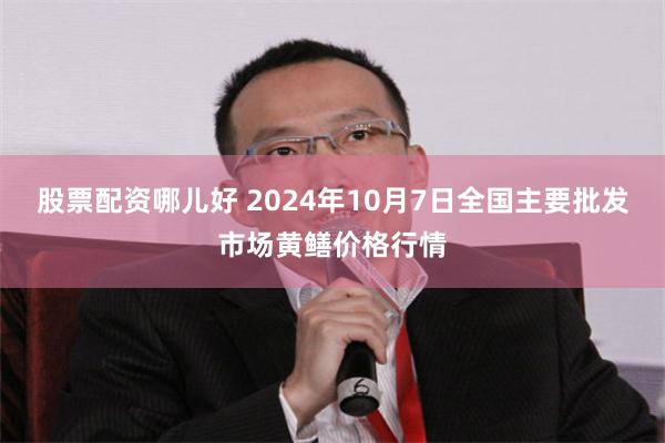 股票配资哪儿好 2024年10月7日全国主要批发市场黄鳝价格行情