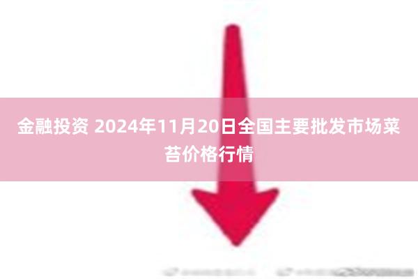 金融投资 2024年11月20日全国主要批发市场菜苔价格行情